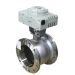 Stainless Steel 2 PC Ball Valve Flange Connection With Regulation Motorized