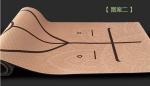 New premium Eco friendly lase carve printing fitness mat custom printed anti