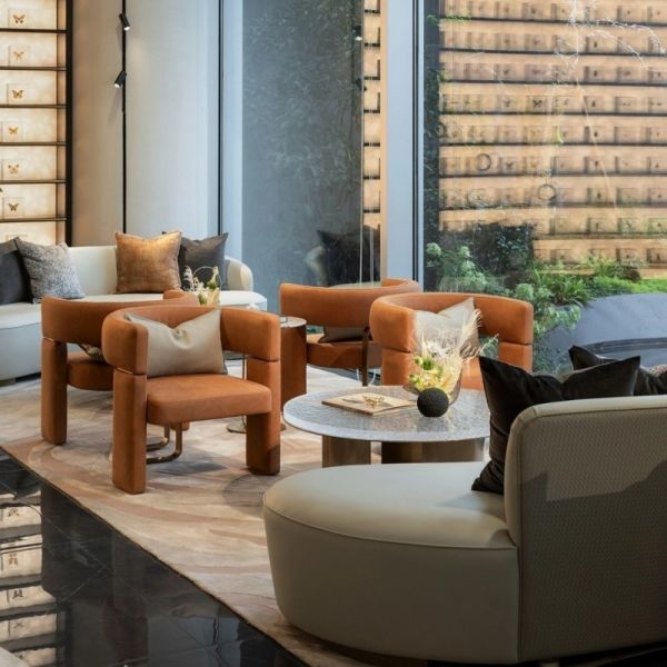 Modern Luxury Hotel Lobby Furniture Office Reception 1 2 3 Sofas Coffee Table Set