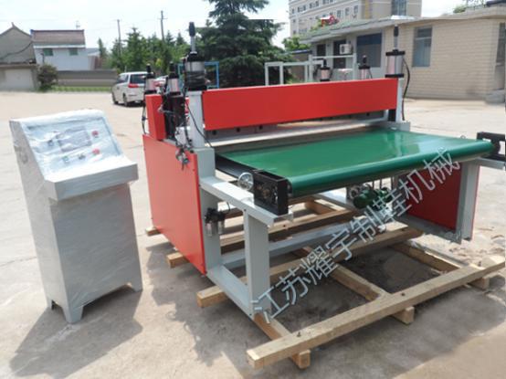 Spongy Floss Pieces Roll Slitting Machine Durable For Shoes Making Machine