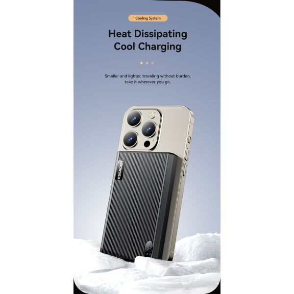 ESSAGER ES-D017 Series Wireless Charging Power Bank 10000mah Ultra Thin Fast Charging