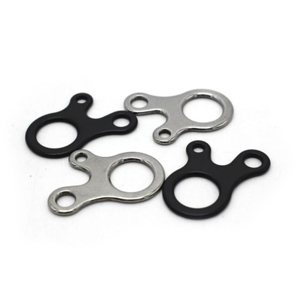 3 Holes Stainless Steel Quick Knot Tent Wind Rope Buckle Tightening Hook for Campsite