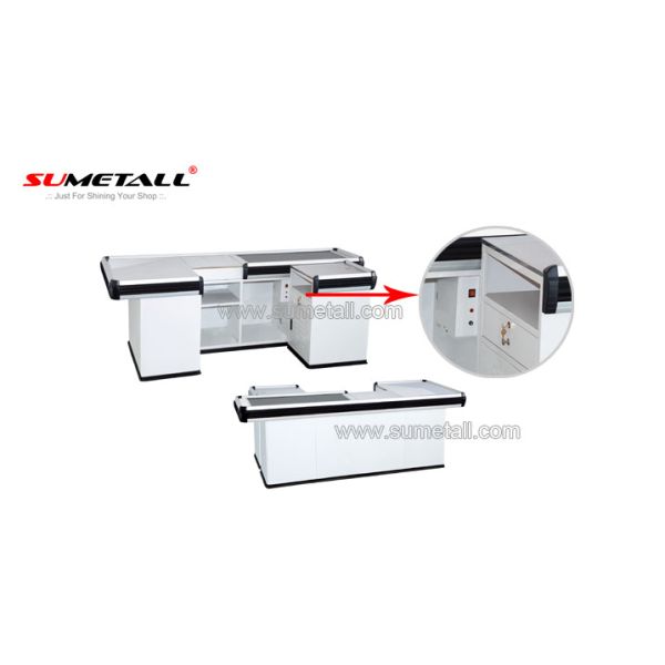 Cashier Desk With Conveyor Belt