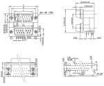 Male To Male D Sub Connector DIP Double Row With Tin Or Gold Over Nickel
