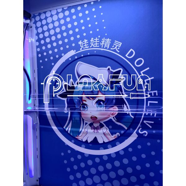 New Product Cartoon Design Pattern Doll Machine Arcade Toys Plush Coin Operated Games Claw Crane Machine