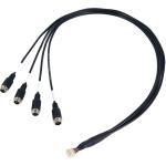 ODM / OEM Low Loss Industrial Wire Harness Four In One For Semiconductor Device
