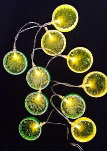 Wholesale Battery powered lemon slice led fariy string hot summer string from china suppliers