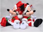 Custom Plush Toys Christmas Disney Mickey Mouse And Minnie Mouse Toys 45cm