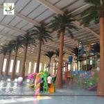 UVG 20ft height indoor fake coconut palm tree with plastic leaves for watertown