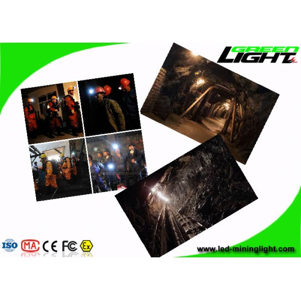Safety Miners Cap Lamps Cordless LED Rechargeable For Coal Mining hunting light
