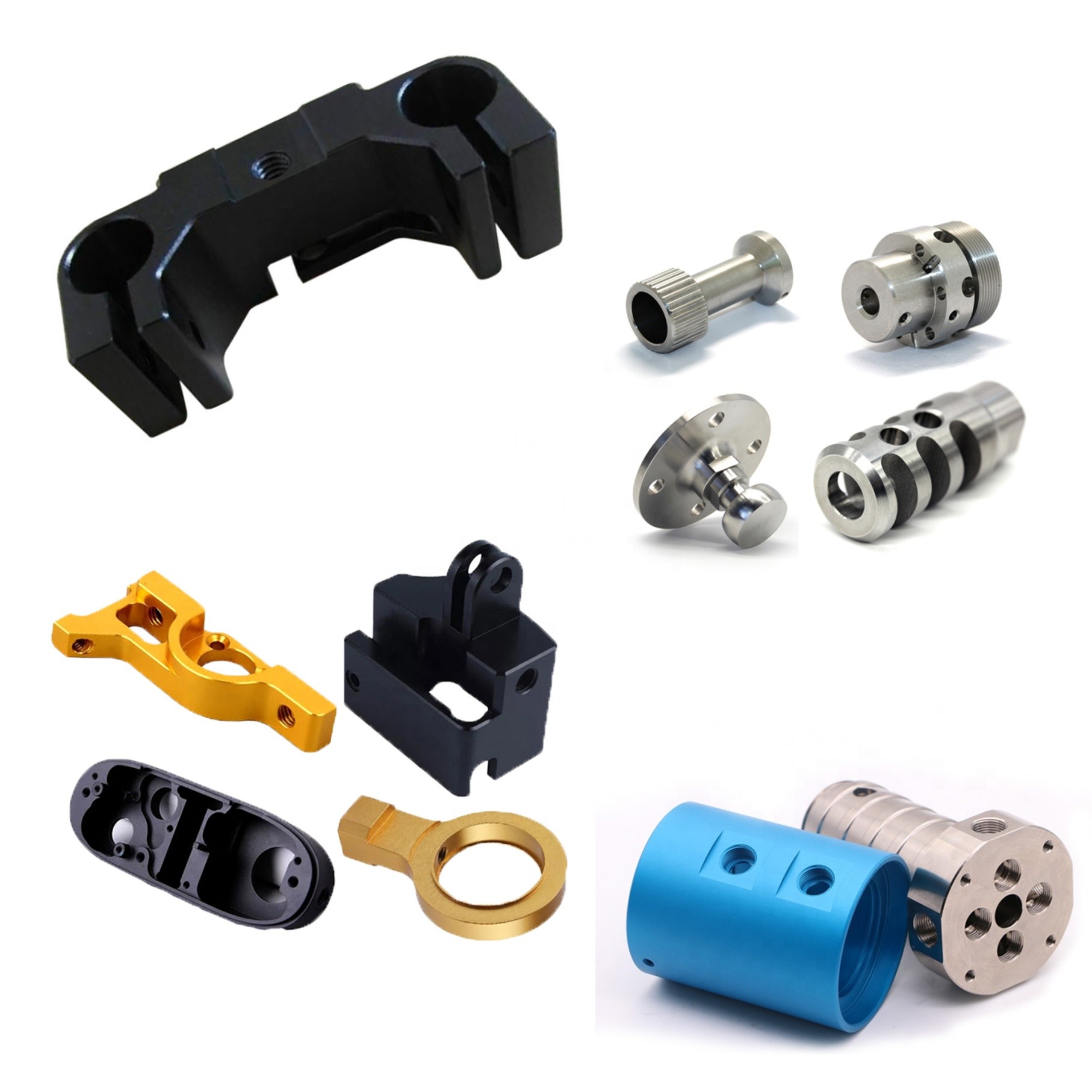 6061 7075 CNC Aluminum Parts Anodized High Precision Metal Mechanical Parts