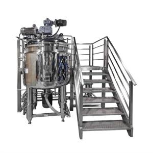 Wholesale Vacuum Making Mixer Machine Emulsifying Homogenizer Tank SUS304/316 Large mixing and emulsifying machinery from china suppliers