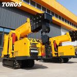 Span 16.8m Narrow Space Spider Crane For Construction And Industrial Application