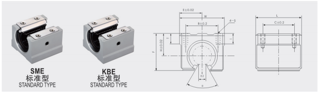 Alloy Aluminium SBR16 Linear Bearing Size Slide Block Rail for Machinery Repair Shops