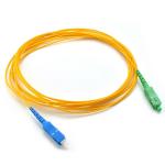 SC/UPC-SC/APC Simplex Fiber Optic Patch Cord LSZH Jacket 2mm Single Mode Fiber