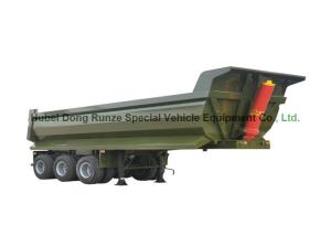 Wholesale Tri Axle Tipper Semi Trailer 30-40 Ton U Shape For Transport Stones / Rocks from china suppliers