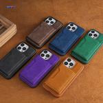 Customizable Leather Phone Case Magnetic Shockproof For IPhone And Samsung