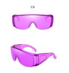 Transparent Lens Oversized Sunglasses UV400 38g Windproof Goggles