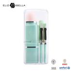 8pcs Mini Makeup Brush With Short Handle Cosmetic Brush Synthetic Hair Makeup