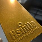 Chrome Gold Sparkle Metallic Electrostatic Powder Coating for Furniture Boat