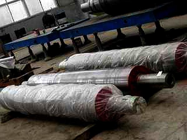 2Cr13 / 20CrNiMo Diameter 250 - 600mm Corrugated Iron Glass Forming Roller for