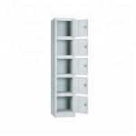 5 Door Student Stainless Steel Durable Metal School Lockers