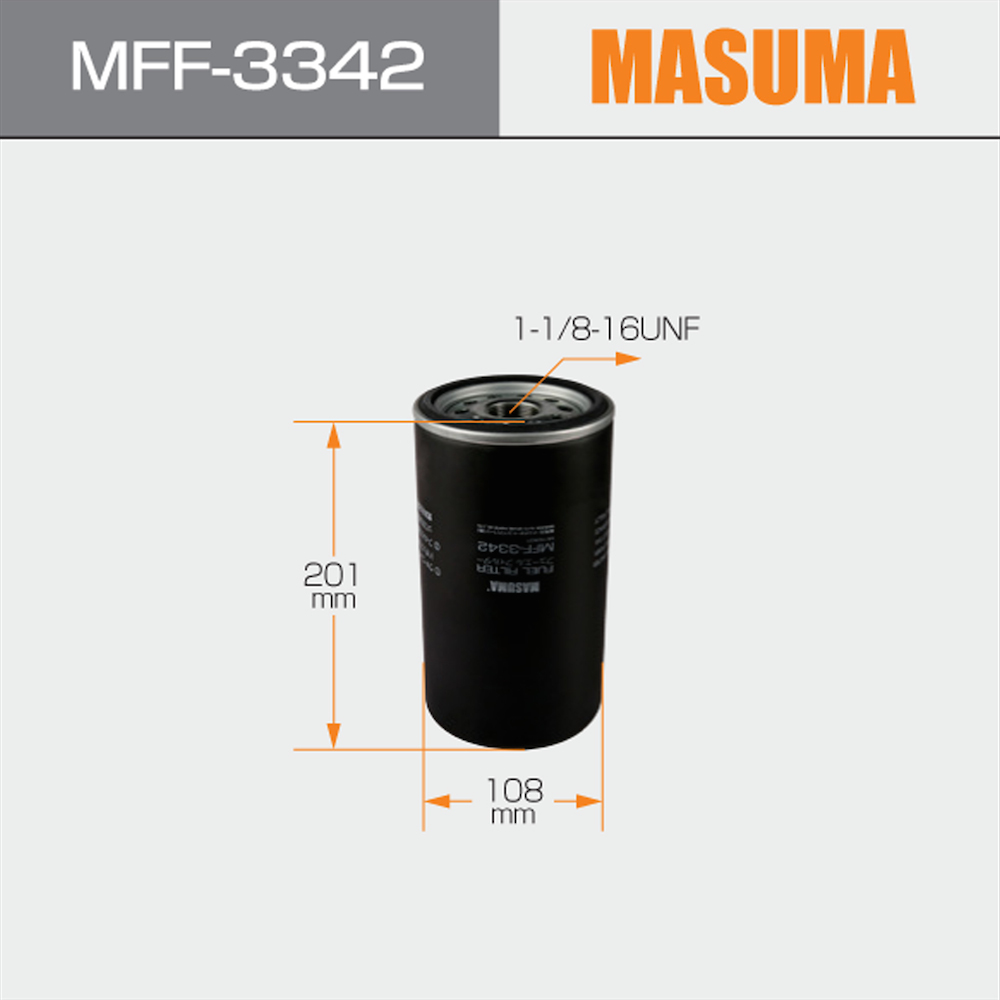 Truck FUSO FUSO THE GREAT AY500-MT503 ME150631 Car Fuel Filter MFF-3342 for MITSUBISHI