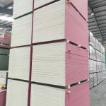 Paperbacked Pink Fire Resistant Plasterboard For Ceiling System