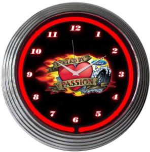 Wholesale AC110v Round Neon Led Clock from china suppliers