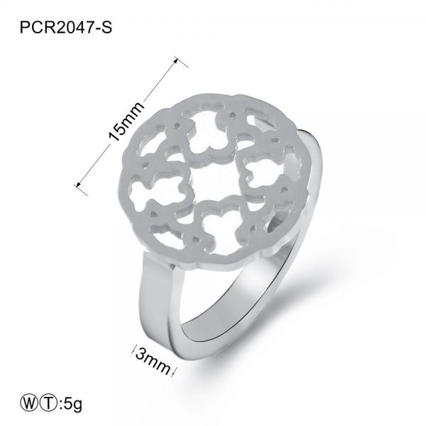 Quality 8 / 9 Size Stainless Steel Jewelry Rings / Ladies Fashion Jewellery for sale