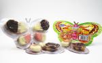 16.5g Butterfly Shape Chocolate Chip Biscuits Snack Nice Taste Milk Strawberry