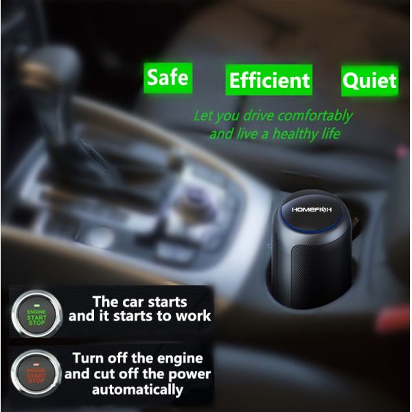 Homefish H11 HEPA Auto Air Purifier Aroma Diffuser 25*10*13cm