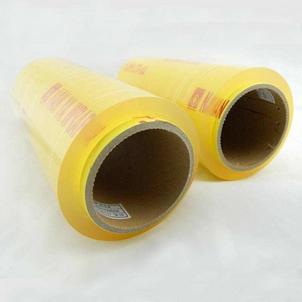 Quality OEM PVC Clear Plastic Cling Wrap / Stretch Film Jumbo Roll For Packing Food for sale