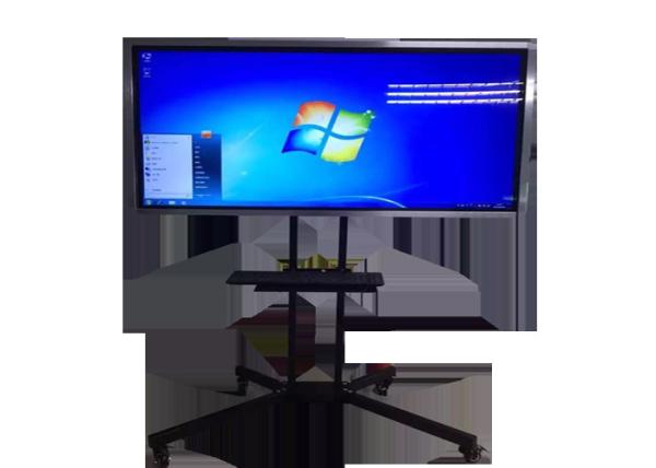 Tempered Glass Screen LCD Digital Signage Display Multimedia Interactive