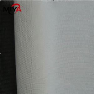 Wholesale PA Coating Tricot Woven Fusible Interlining For Jackets Fabric 40gsm from china suppliers