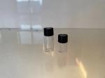 2ml Round Shape Glass Essential Oil Bottle Custom Printing With Cap