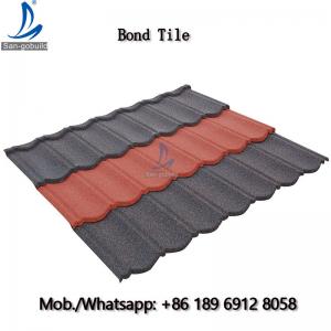 Wholesale San-gobuild Roof Tile/Stone Solar Roof Tiles/Stone Coated Metal Roof Tile Steel Roofing Indonesia from china suppliers