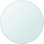 Customized Flat Polished Edge 8mm Clear Tempered Glass Table Top for Hotel