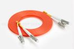 Duplex LC Fiber Optic Patch Cord Multimode Mode Orange Color OM1 OM2