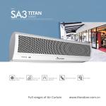 2024Titan 3 Series Compact Commercial Air Curtain For Overhead Doors 120cm