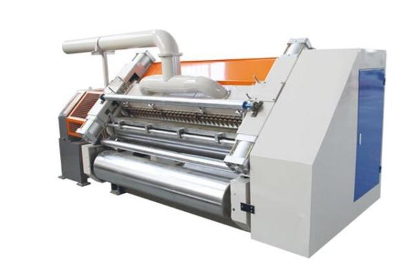 Professional Corrugated Cardboard Production Line / Single Facer Line For 2 Ply