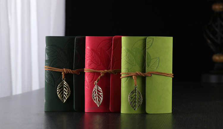 A6 Retro Notebook Diary Notepad Literature PU Leather for Traveler Journal Planners