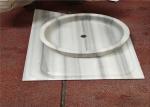 Precut Natural Stone Sink Pedestal Shape Marmala White Marble Material