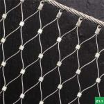 Animal Cages Flexible Cable Mesh Diamond Ferruled Panel Customized Net Height
