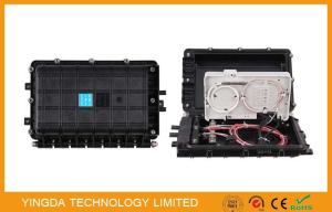 Wholesale Black Inline fibre Optic Splitter Box , Hole - mounting 1*8 Fiber Optic Splice Closure ( FOSC ) from china suppliers