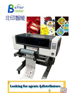 China Better Printer UV DTF Sticker Printer A3 Mobile Case Boxes Printing Machine Uv Dtf Printer Laminator All In One on sale
