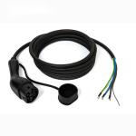 22kW Portable Vehicle Charging Cable EV OEM Single Gun Type2 Charger Plug 32A
