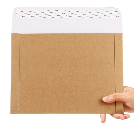 A3 A4 Size Rigid Brown Do Not Bend Kraft Paper Cardboard Envelope Mailer