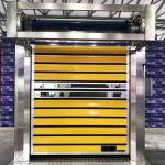 Electric Roller Garage Doors 304 Stainless Steel Frame Closing Speed 0.2m/s