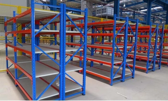 storage racks, shelving